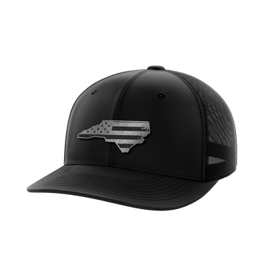 North Carolina United Hats Hat Greater Half Black/Black Black Leatherette North Carolina